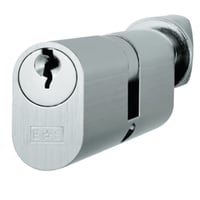 oval cylinder and turn door lock