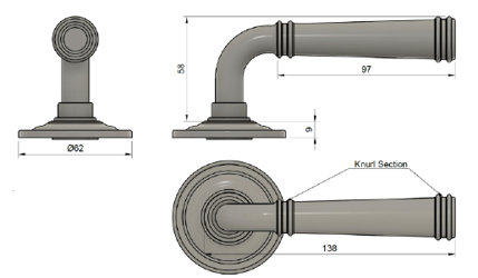 PM Blog Technical Drawing Door Handle 1