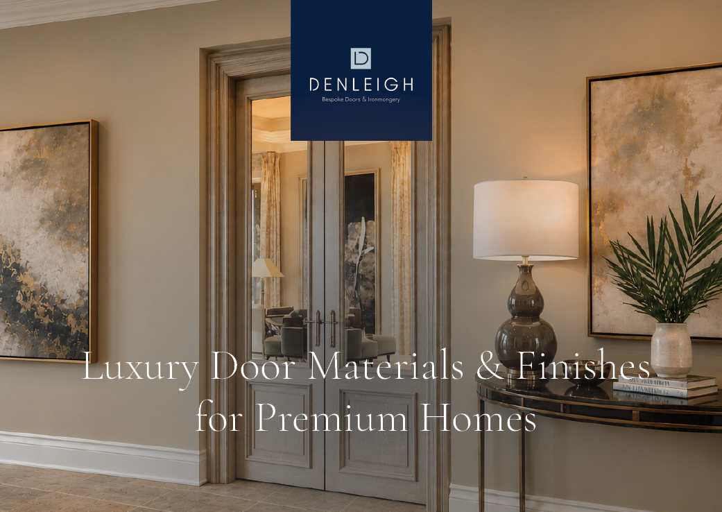 Luxury Door Materials & Finishesfor Premium Homes